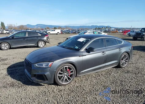 2018 Audi S5 3.0T Premium Plus from USA, damaged, VIN WAUC4CF57JA007297